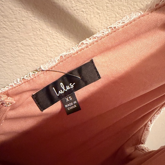 NWT Lulus All of My Heart White Lace Skater Dress - Picture 4 of 6